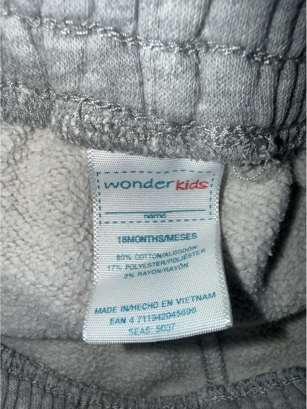 Wonder Kids Gray Cargo Shorts for Baby 18 Months